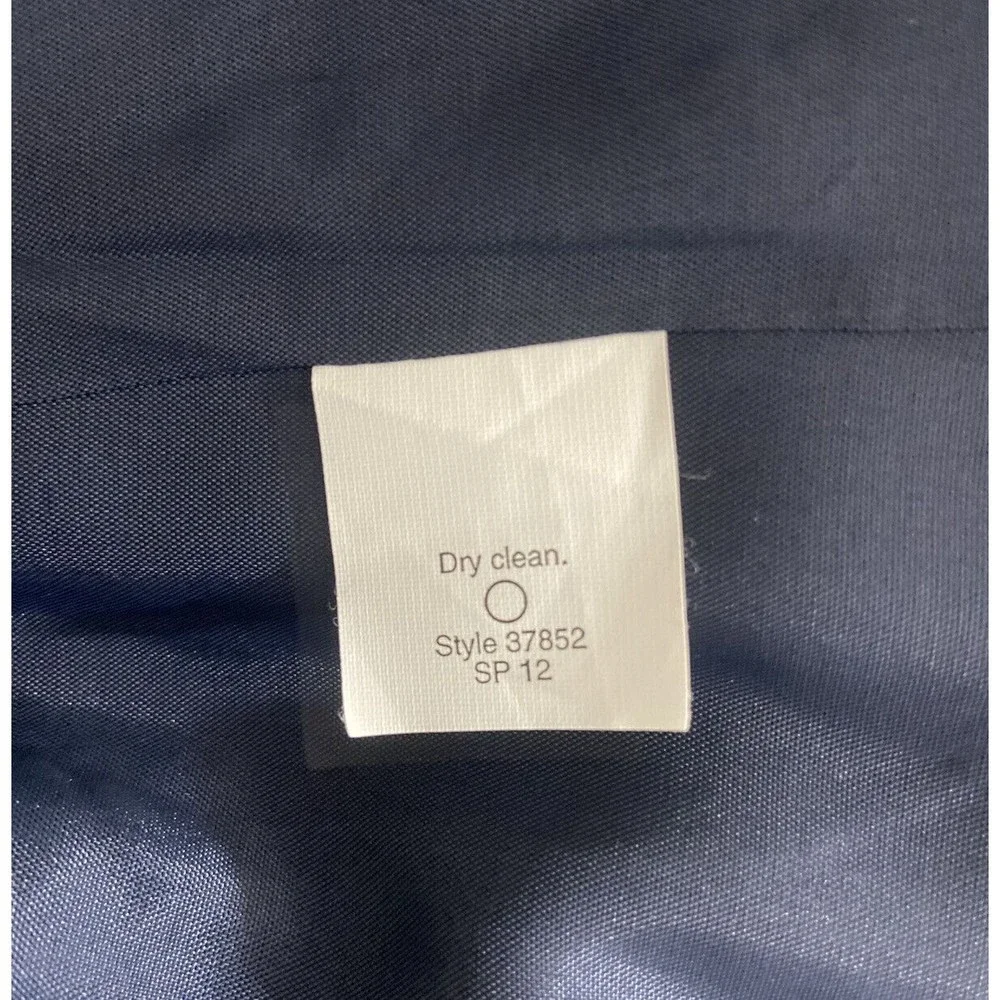 J. Crew Schoolboy Blazer 8 Med Blue Jacket 2 Button Pocket Lined Business Career
